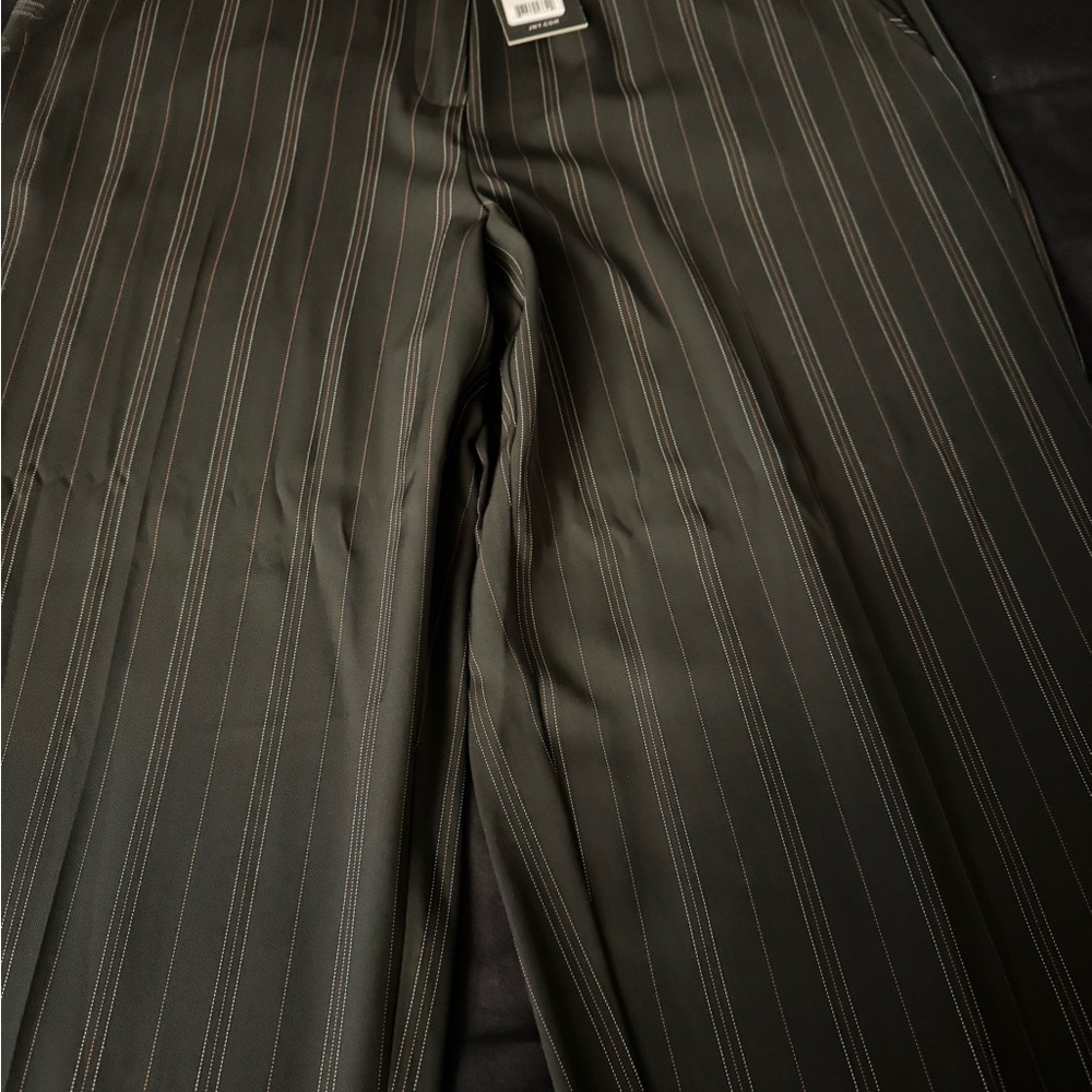 Jones New York Black Pinstripe Trousers
